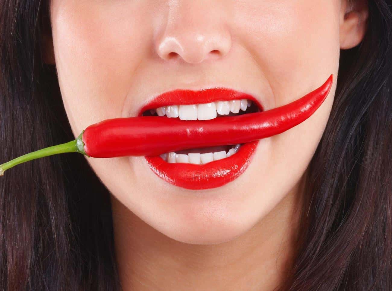 Close-up of a smile with immediate whitening results after treatment High Wycombe