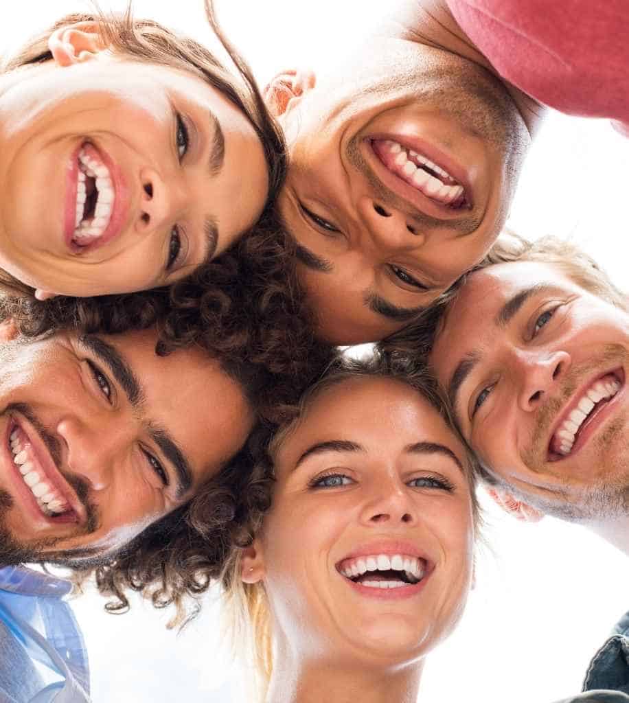 Smiling person showcasing white teeth after laser whitening treatment High Wycombe