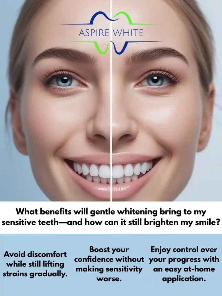 What benefits will gentle whitening bring to my sensitive teeth—and how can it still brighten my smile High Wycombe